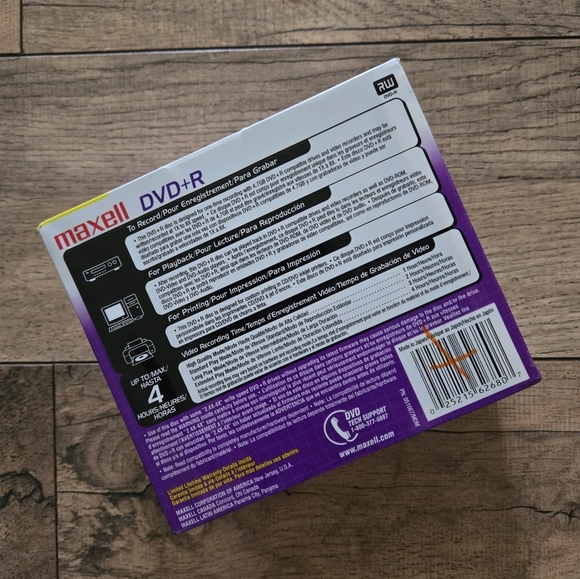 Maxell DVD+R 10 Pack, New - Picture 3 of 5